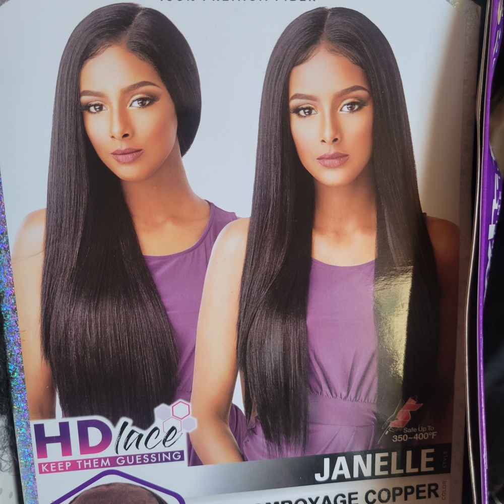 Janelle Hair Wig - Copper Brown